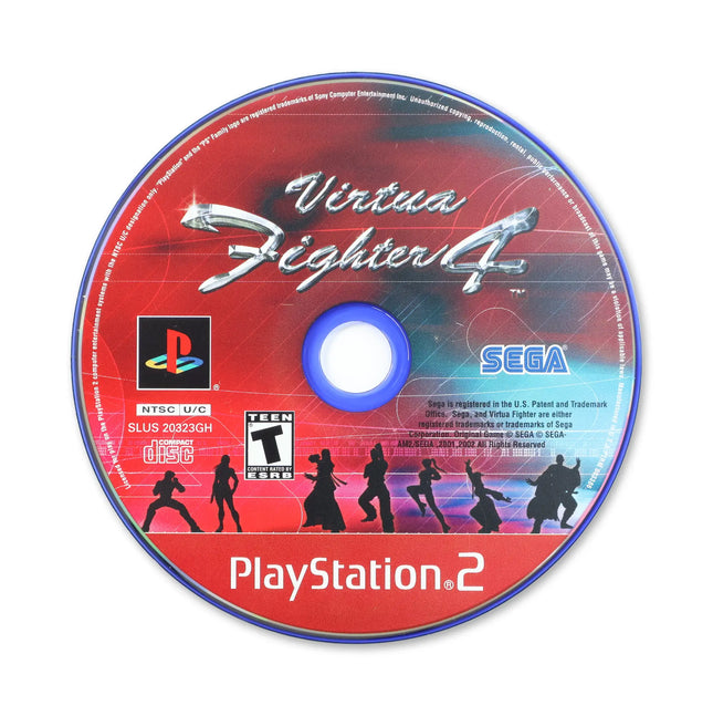 Virtua Fighter 4 [Greatest Hits] for Sony PlayStation 2 - Disc front with label - Game only.