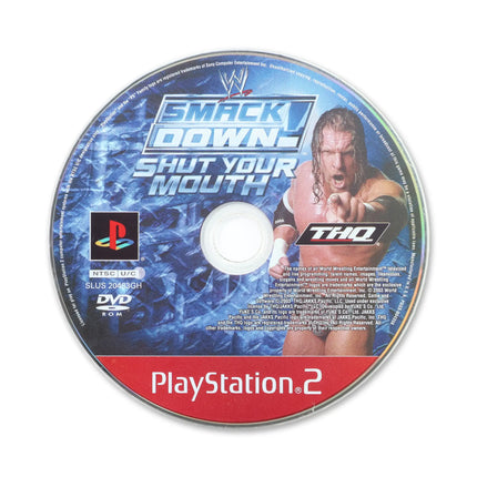 WWE Smackdown Shut Your Mouth [Greatest Hits] for Sony PlayStation 2 - Disc front with label - Game only.