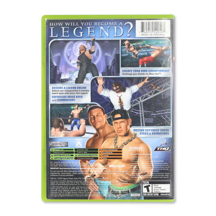 WWE Wrestlemania 21 for Microsoft Xbox - Case back cover - Product gallery.