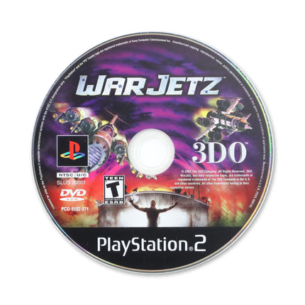 War Jetz for Sony PlayStation 2 - Disc front with label - Game only.