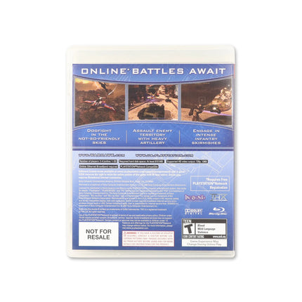 Warhawk for PlayStation 3 - Box back - Product gallery.