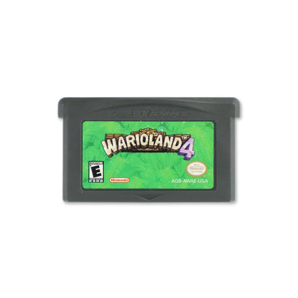 Wario Land 4 for Nintendo Game Boy Advance - Cartridge front with label - Game only.