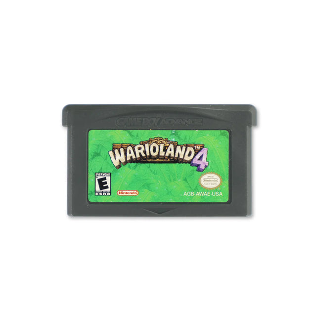 Wario Land 4 for Nintendo Game Boy Advance - Cartridge front with label - Game only.