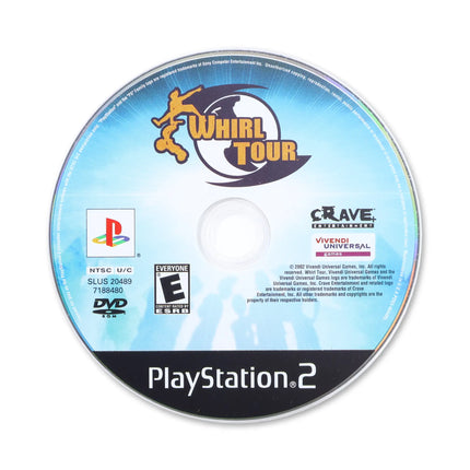 Whirl Tour for Sony PlayStation 2 - Disc front with label - Game only.