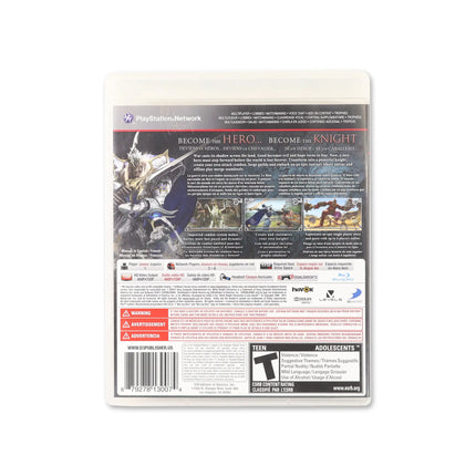 White Knight Chronicles II for PlayStation 3 - Box back - Product gallery.