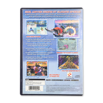 Whiteout for Sony PlayStation 2 - Case back cover - Product gallery.