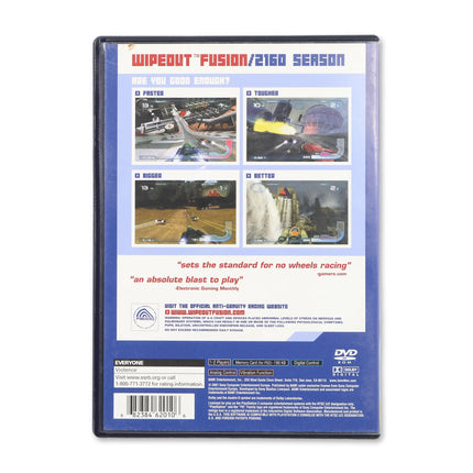 Wipeout Fusion for Sony PlayStation 2 - Case back cover - Product gallery.