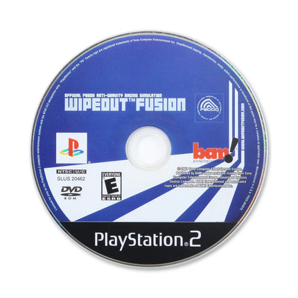 Wipeout Fusion for Sony PlayStation 2 - Disc front with label - Game only.