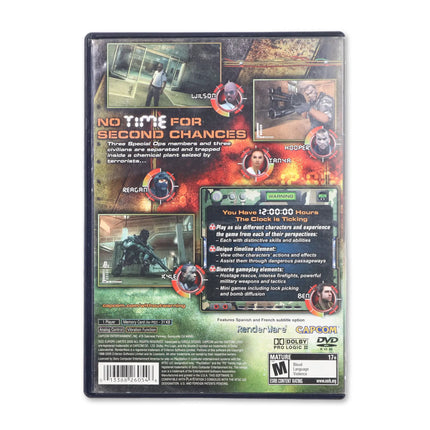Without Warning for Sony PlayStation 2 - Case back cover - Product gallery.