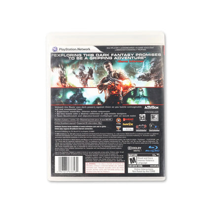 Wolfenstein for PlayStation 3 - Box back - Product gallery.