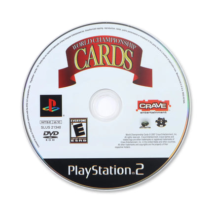 World Championship Cards for Sony PlayStation 2 - Disc front with label - Game only.