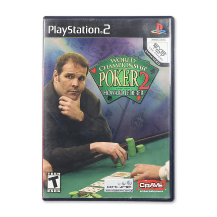 World Championship Poker 2 for Sony PlayStation 2 - Case front cover - Complete in box or case and game.