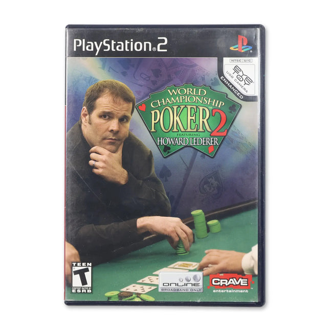 World Championship Poker 2 for Sony PlayStation 2 - Case front cover - Complete in box or case and game.