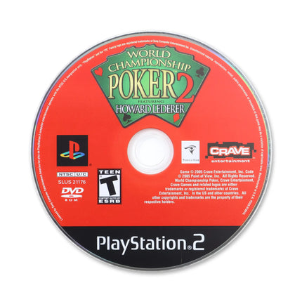 World Championship Poker 2 for Sony PlayStation 2 - Disc front with label - Game only.