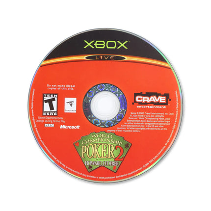 World Championship Poker 2 for Microsoft Xbox - Disc front with label - Game only.