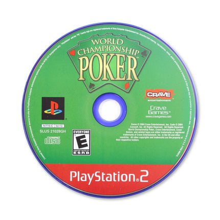 World Championship Poker [Greatest Hits] for Sony PlayStation 2 - Disc front with label - Game only.