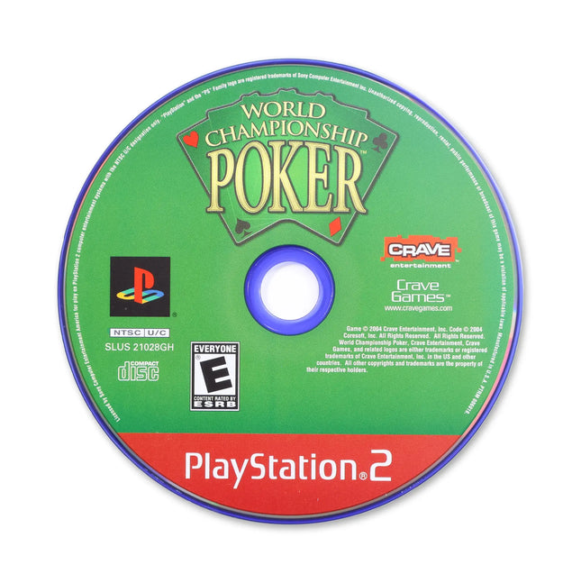 World Championship Poker [Greatest Hits] for Sony PlayStation 2 - Disc front with label - Game only.