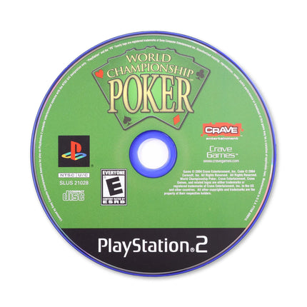 World Championship Poker for Sony PlayStation 2 - Disc front with label - Game only.