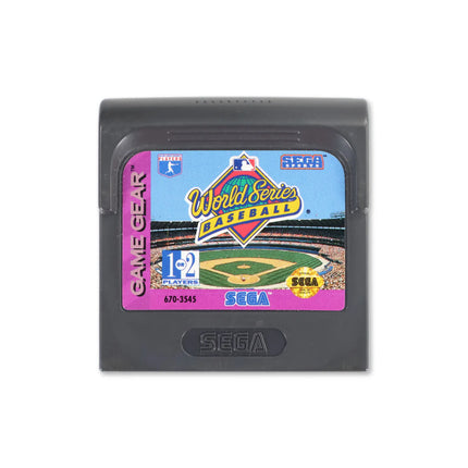 World Series Baseball for gg - Cartridge front with label - Game only.