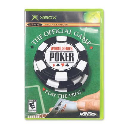 World Series of Poker for Microsoft Xbox - Case front cover - Complete in box or case and game.
