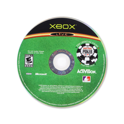 World Series of Poker for Microsoft Xbox - Disc front with label - Game only.