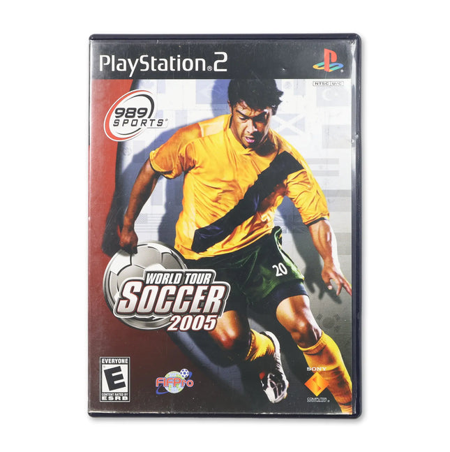 World Tour Soccer 2005 for Sony PlayStation 2 - Case front cover - Complete in box or case and game.