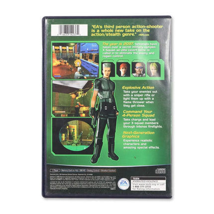 X-Squad for Sony PlayStation 2 - Case back cover - Product gallery.