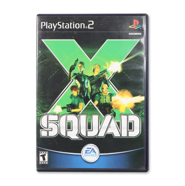 X-Squad for Sony PlayStation 2 - Case front cover - Complete in box or case and game.