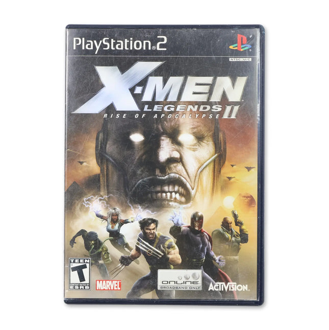 X-men Legends 2 for Sony PlayStation 2 - Case front cover - Complete in box or case and game.