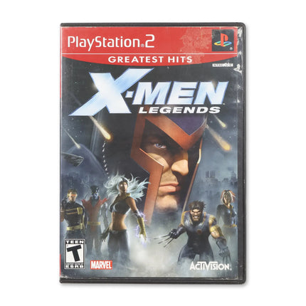 X-men Legends [Greatest Hits] for Sony PlayStation 2 - Case front cover - Complete in box or case and game.