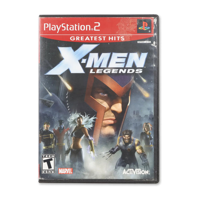 X-men Legends [Greatest Hits] for Sony PlayStation 2 - Case front cover - Complete in box or case and game.