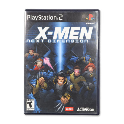 X-men Next Dimension for Sony PlayStation 2 - Case front cover - Complete in box or case and game.