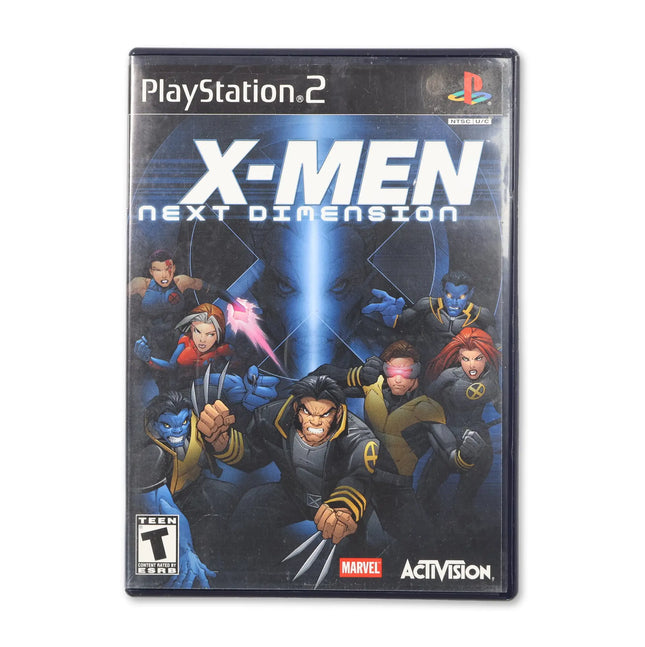 X-men Next Dimension for Sony PlayStation 2 - Case front cover - Complete in box or case and game.
