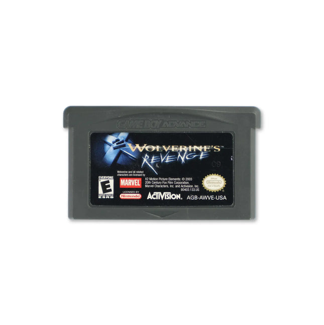 X2 Wolverines Revenge for Nintendo Game Boy Advance - Cartridge front with label - Game only.