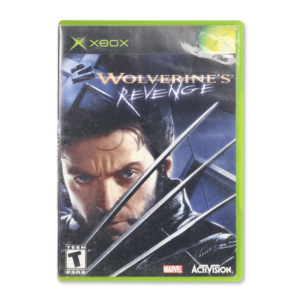 X2 Wolverines Revenge for Microsoft Xbox - Case front cover - Complete in box or case and game.