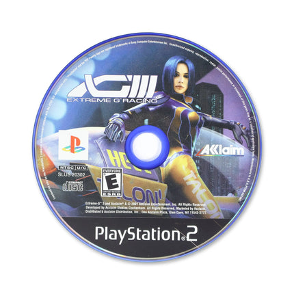 XG3 Extreme G Racing for Sony PlayStation 2 - Disc front with label - Game only.
