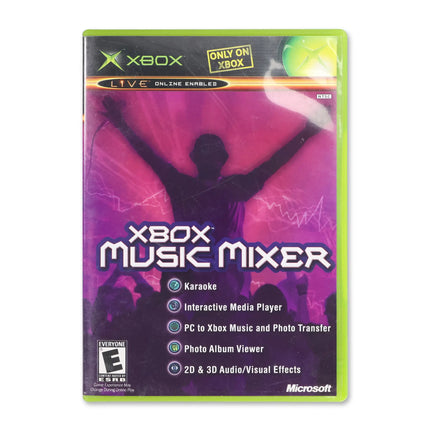 Xbox Music Mixer for Microsoft Xbox - Case front cover - Complete in box or case and game.