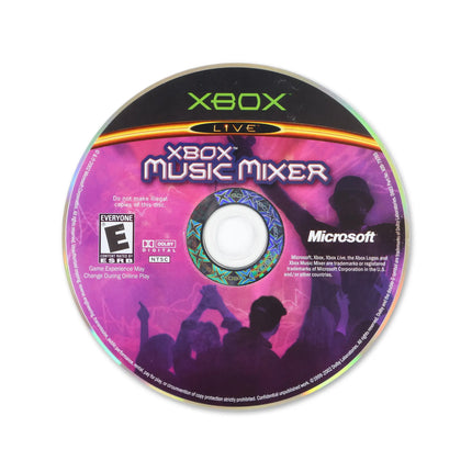 Xbox Music Mixer for Microsoft Xbox - Disc front with label - Game only.