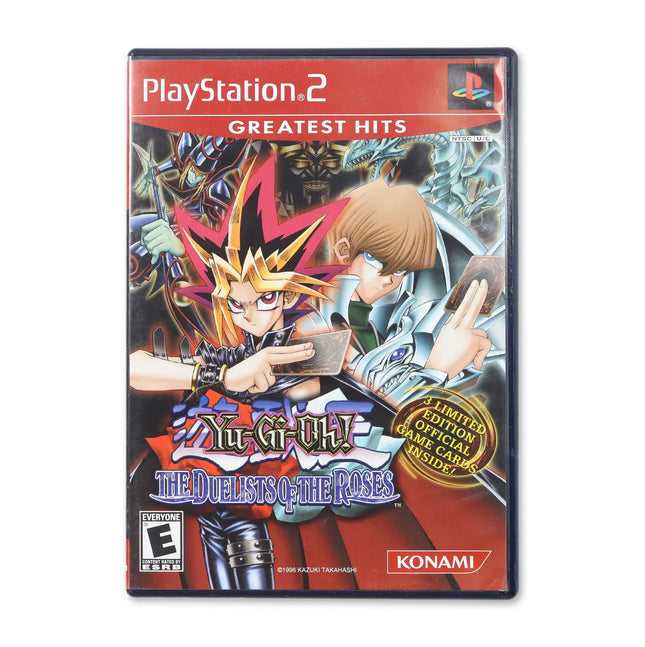 Yu-Gi-Oh Duelists of the Roses [Greatest Hits] for Sony PlayStation 2 - Case front cover - Complete in box or case and game.