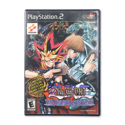 Yu-Gi-Oh Duelists of the Roses for Sony PlayStation 2 - Case front cover - Complete in box or case and game.