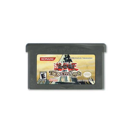 Yu-Gi-Oh Sacred Cards for Nintendo Game Boy Advance - Cartridge front with label - Game only.