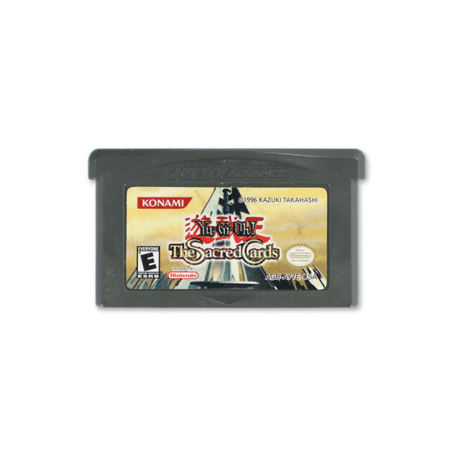 Yu-Gi-Oh Sacred Cards for Nintendo Game Boy Advance - Cartridge front with label - Game only.