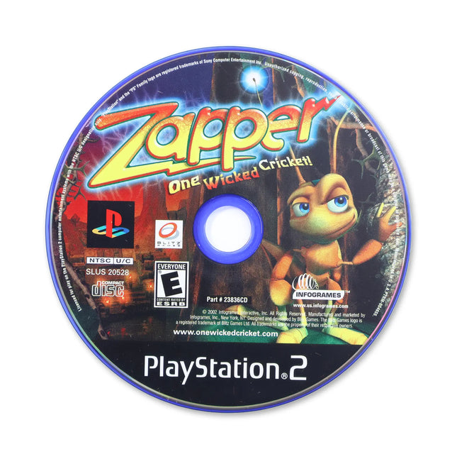 Zapper for Sony PlayStation 2 - Disc front with label - Game only.
