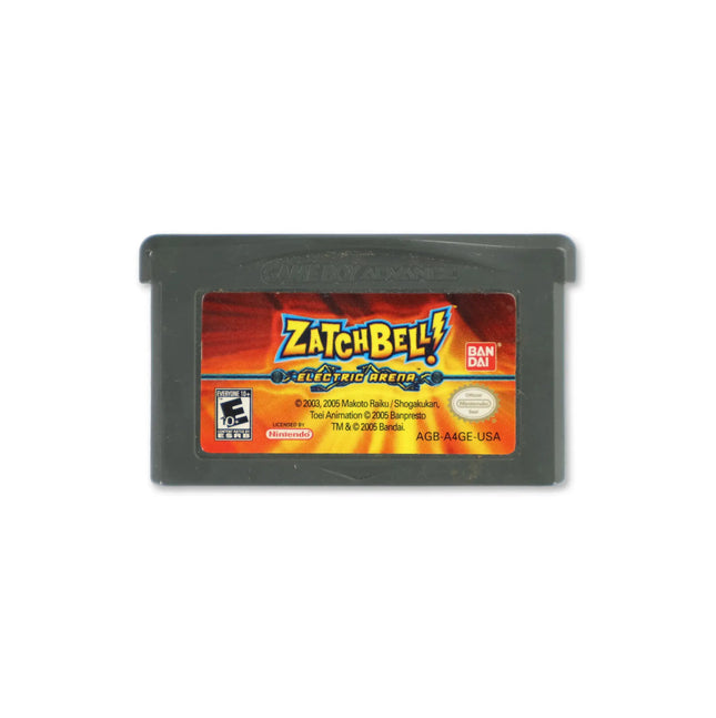 Zatch Bell Electric Arena for Nintendo Game Boy Advance - Cartridge front with label - Game only.