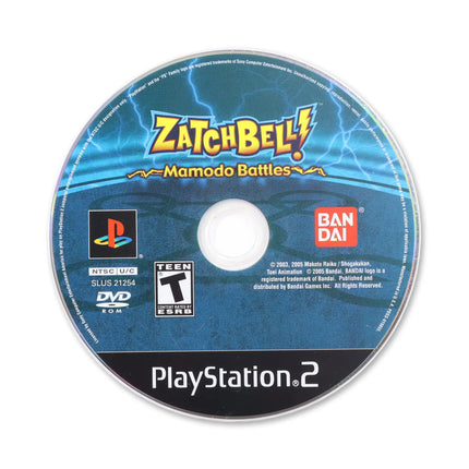 Zatch Bell: Mamodo Battles for Sony PlayStation 2 - Disc front with label - Game only.