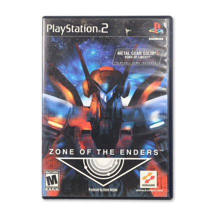 Zone of the Enders for Sony PlayStation 2 - Case front cover - Complete in box or case and game.
