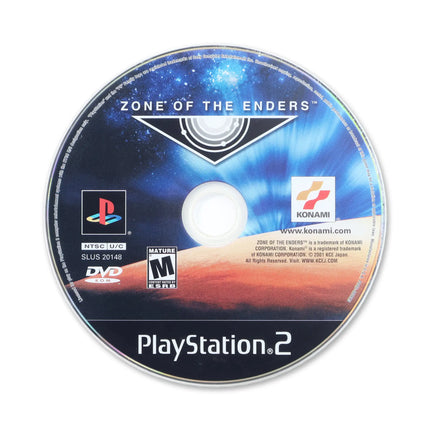 Zone of the Enders for Sony PlayStation 2 - Disc front with label - Game only.