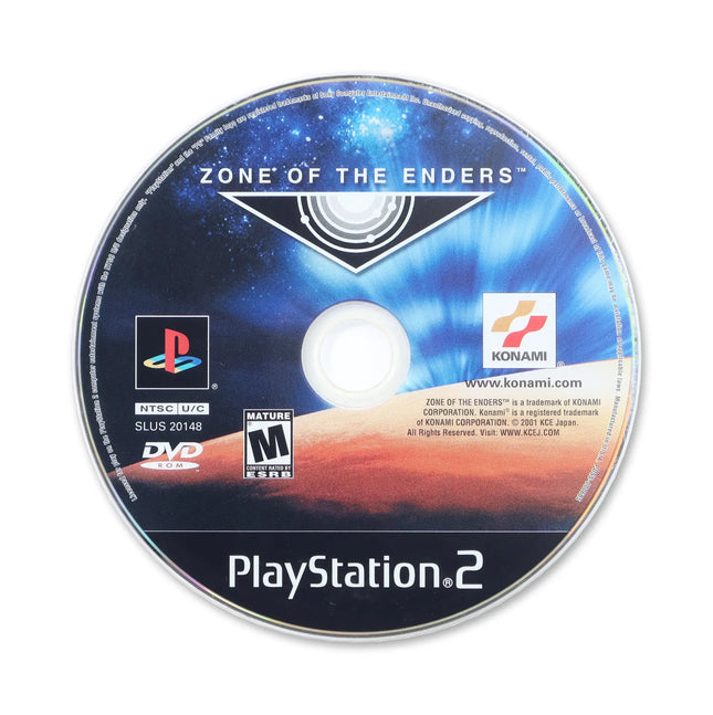 Zone of the Enders for Sony PlayStation 2 - Disc front with label - Game only.