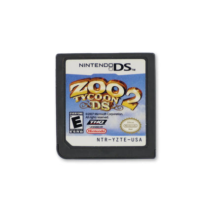 Zoo Tycoon 2 for Nintendo DS - Cartridge front with label - Game only.