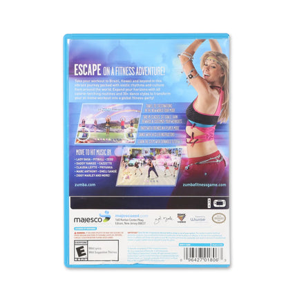 Zumba Fitness World Party for Wii U - Box back - Product gallery.